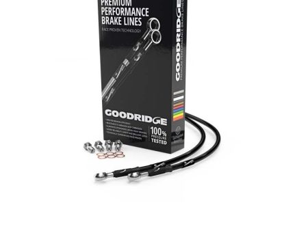 Goodridge 00-03 Honda CBR900R Y-R3 Black Race Front SS Brake Lines For Sale