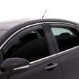 AVS 95-02 Lincoln Continental Ventvisor In-Channel Front & Rear Window Deflectors 4pc - Smoke For Sale