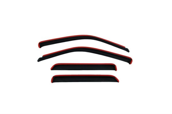 AVS 00-04 Nissan Xterra Ventvisor In-Channel Front & Rear Window Deflectors 4pc - Smoke on Sale