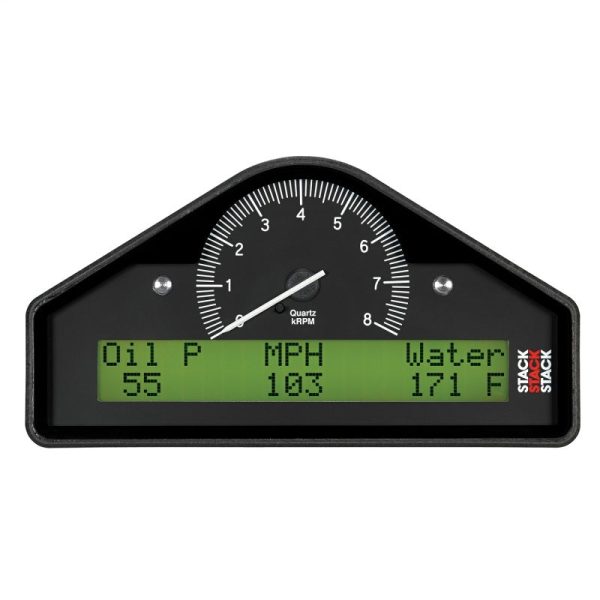 AutoMeter Stack Street Dash Black 0-8K RPM (PSI   DEG. F   MPH) Fashion