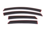 AVS 13-18 Ford Fusion Ventvisor In-Channel Front & Rear Window Deflectors 4pc - Smoke Sale