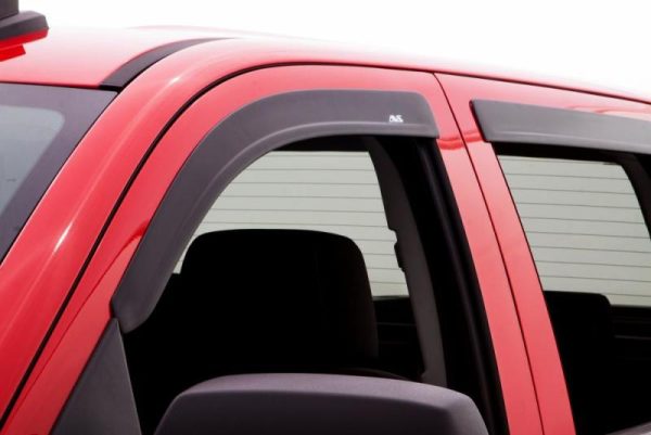 AVS 07-14 Toyota FJ Cruiser Ventvisor & Aeroskin Deflector Combo Kit - Matte Black Cheap