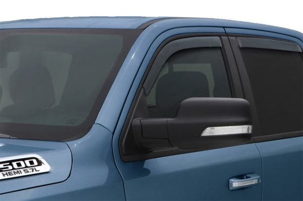 AVS 2019 Ram Quad Cab Ventvisor In-Channel Front & Rear Window Deflectors 4pc - Smoke For Discount