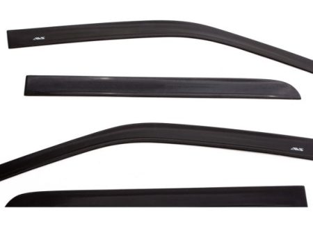 AVS 2019 Ram Quad Cab Ventvisor In-Channel Front & Rear Window Deflectors 4pc - Smoke For Discount