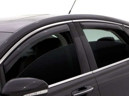 AVS 16-18 Buick Envision Ventvisor In-Channel Front & Rear Window Deflectors 4pc - Smoke For Discount