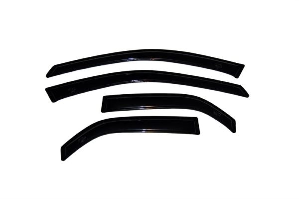 AVS 03-07 Cadillac CTS Ventvisor Outside Mount Window Deflectors 4pc - Smoke Supply