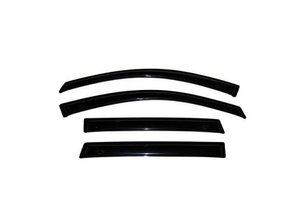 AVS 03-06 Mitsubishi Outlander Ventvisor Outside Mount Window Deflectors 4pc - Smoke Online Sale