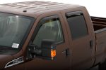 AVS 99-16 Ford F-250 Supercab Ventvisor Outside Mount Window Deflectors 4pc - Smoke For Discount