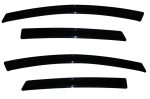 AVS 09-18 Ford Fiesta (Sedan & Hatch) Ventvisor Outside Mount Window Deflectors 4pc - Smoke Hot on Sale