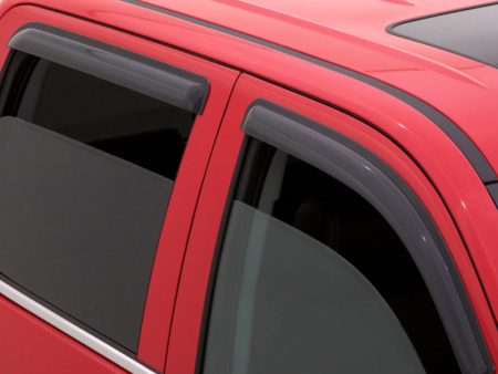 AVS 02-09 Chevy Trailblazer Ventvisor Outside Mount Window Deflectors 4pc - Smoke For Discount