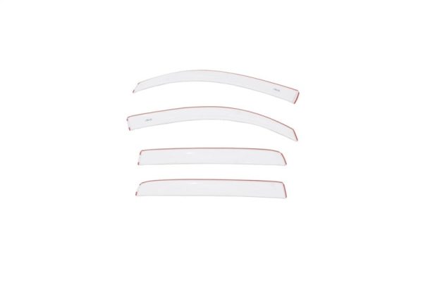 AVS 20-22 Toyota Tacoma Double Cab Low Profile Color Match Ventvisors 4pc - Super White For Sale