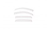 AVS 20-22 Toyota Tacoma Double Cab Low Profile Color Match Ventvisors 4pc - Super White For Sale