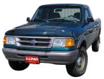 AVS 93-97 Ford Ranger High Profile Bugflector II Hood Shield - Smoke Discount