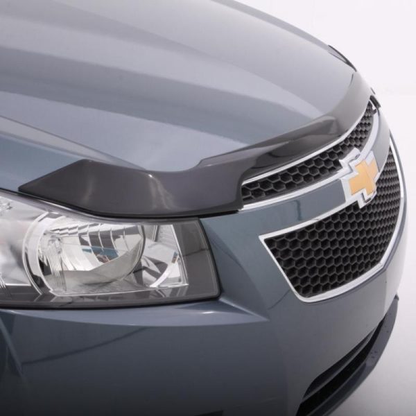 AVS 16-18 Nissan Maxima (Fascia Mount) Aeroskin Low Profile Acrylic Hood Shield - Smoke For Cheap