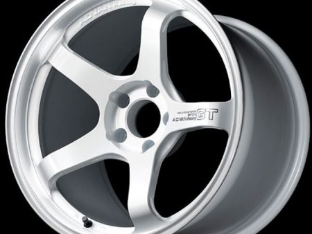 Advan GT Beyond 18x8.5 +37 5-114.3 Racing White Wheel Online now