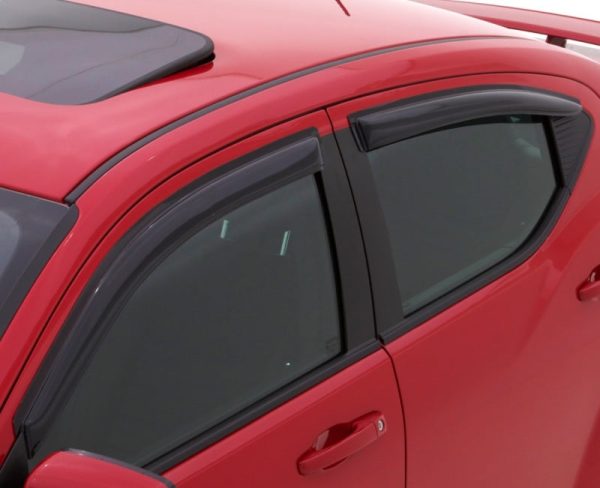 AVS 19-22 Mazda 3 Hatchback Ventvisor Outside Mount Window Deflectors 4pc - Smoke Online