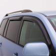 AVS 03-09 Toyota 4Runner Ventvisor Outside Mount Window Deflectors 4pc - Smoke For Sale