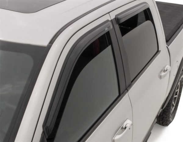 AVS 22-23 Toyota Tundra CrewMax Ventvisor Outside Mount Window Deflectors 4pc - Smoke Online Hot Sale