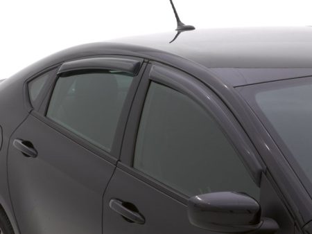 AVS 13-16 Dodge Dart Ventvisor Outside Mount Window Deflectors 4pc - Smoke For Cheap