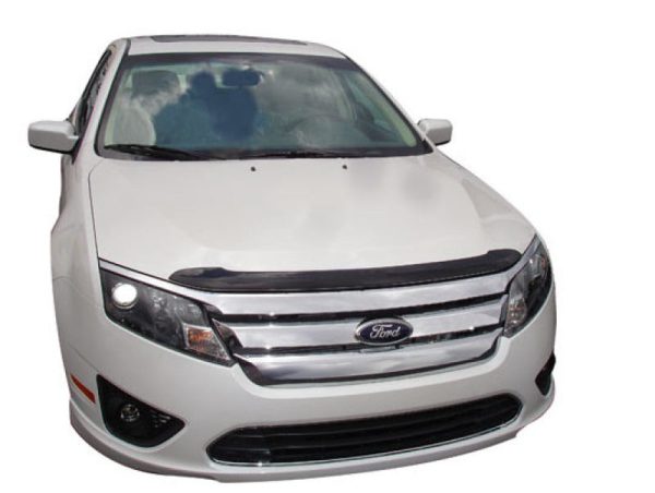 AVS 10-12 Ford Fusion Aeroskin Low Profile Acrylic Hood Shield - Smoke Online Hot Sale