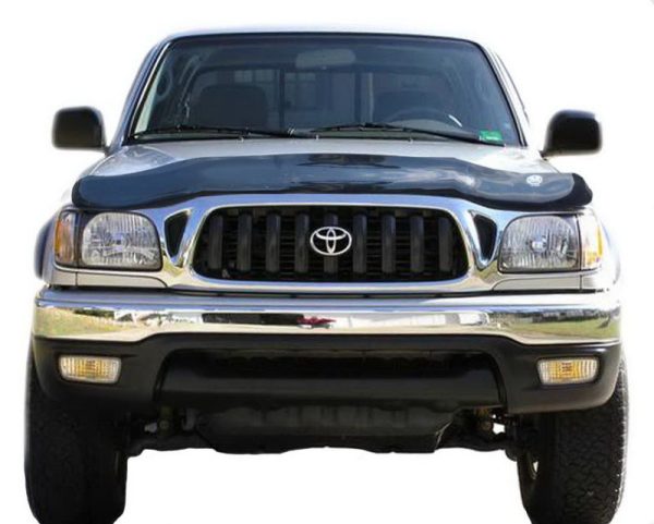 AVS 01-04 Toyota Tacoma High Profile Bugflector II Hood Shield - Smoke For Sale