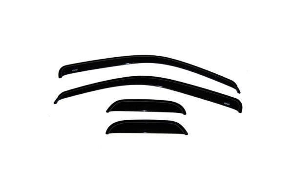 AVS 04-12 Chevy Colorado Ext. Cab Ventvisor Outside Mount Window Deflectors 4pc - Smoke Online