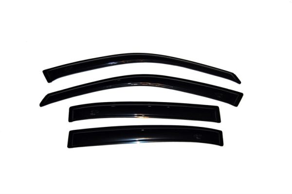 AVS 04-07 Chevy Malibu Ventvisor Outside Mount Window Deflectors 4pc - Smoke For Sale