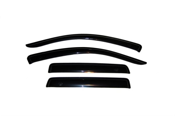 AVS 07-10 Mitsubishi Outlander Ventvisor Outside Mount Window Deflectors 4pc - Smoke Online