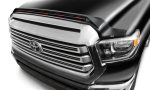 AVS 19-21 Toyota Tundra Aeroskin LightShield Pro Color-Match Hood Protector - Midnight Black Metal on Sale