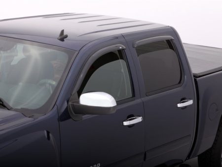 AVS 22-23 Toyota Tundra Outside Mount Window Deflectors 4pc - Smoke Cheap