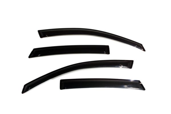 AVS 08-11 Ford Focus Ventvisor Outside Mount Window Deflectors 4pc - Smoke on Sale