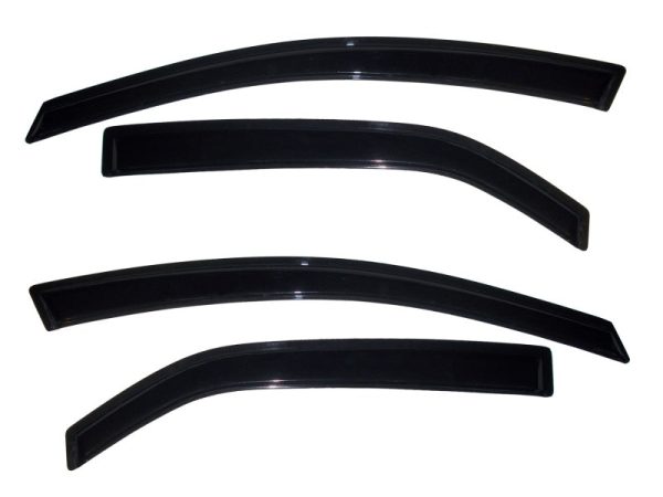 AVS 10-12 Kia Forte Ventvisor Outside Mount Window Deflectors 4pc - Smoke For Discount