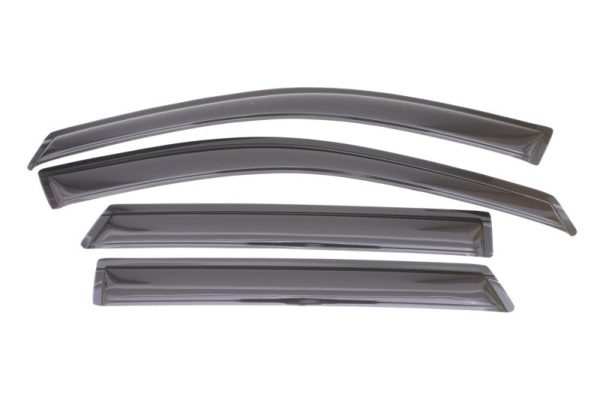 AVS 13-18 Hyundai Santa Fe (Excl. XL Model) Ventvisor Outside Mount Window Deflectors 4pc - Smoke Supply