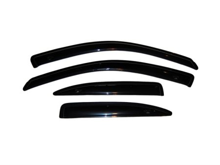 AVS 99-05 Volkswagen Jetta Ventvisor Outside Mount Window Deflectors 4pc - Smoke For Cheap