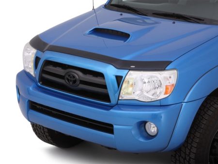 AVS 12-15 Toyota Tacoma Aeroskin Low Profile Acrylic Hood Shield - Smoke on Sale