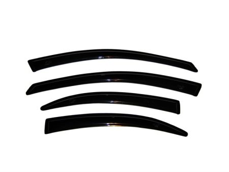 AVS 01-06 Chrysler Sebring Ventvisor Outside Mount Window Deflectors 4pc - Smoke For Cheap