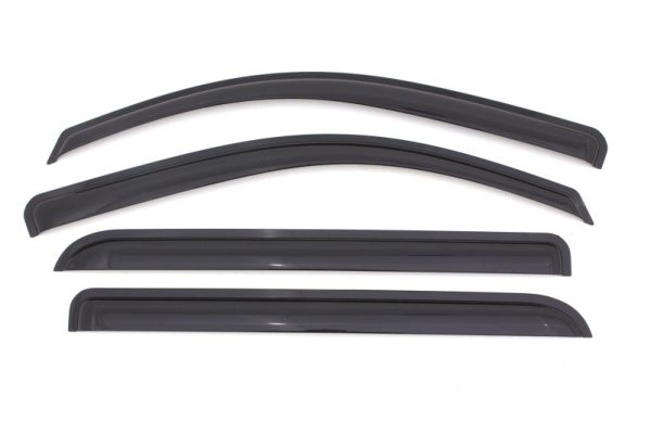 AVS 15-18 Chevy Silverado 2500 Crew Cab Ventvisor Outside Mount Window Deflectors 4pc - Smoke Online now