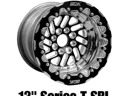 Belak 13x9   4x100 BP   5in BS   High Pad   Twisted Series Wheel - Single Beadlock For Sale