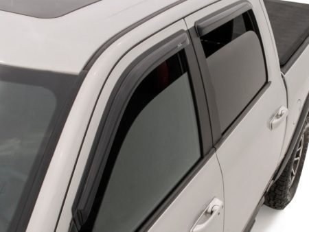 AVS 2019 RAM 1500 Crew Cab Ventvisor Outside Mount Front & Rear Window Deflectors 4pc - Smoke Online