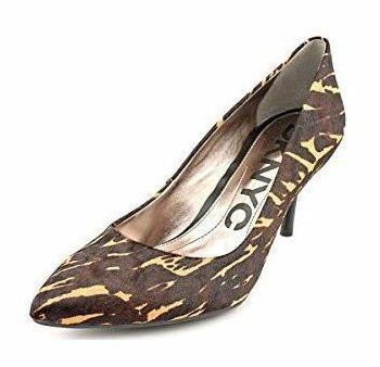 DKNY Delia Pumps ,Printed Hair Calf (Women) Fashion