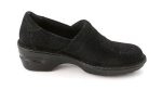 B.O.C Born Concept Margaret Navy Twinkle Metallic Suede Clog (Women) on Sale