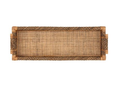 Cane & Rope Rectangle Tray Hot on Sale