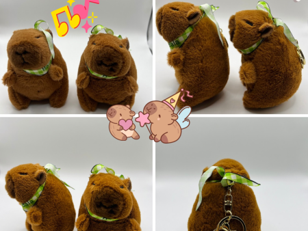 Llavero de Peluche Capibara Cantante ¡Con Canción Divertida! For Discount