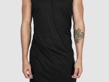 Curve hem lightweight cotton singlet Online Hot Sale