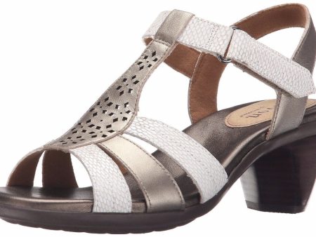 Aravon Mary-AR Dress Sandal, White (Women) For Sale