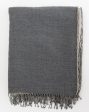 Linen & Wool Reversible Throw Discount