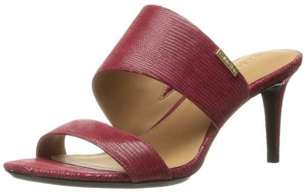 Calvin Klein lanoe Dress Sandal, Garnet (Women) Online Hot Sale