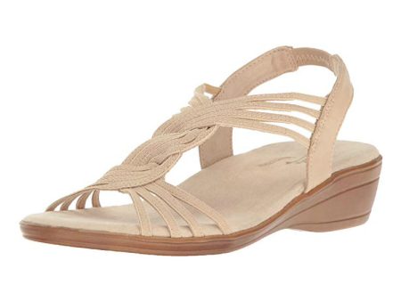 Easy Street Women s Natara Flat Sandal, Natural (Women) Supply