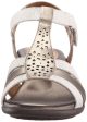 Aravon Mary-AR Dress Sandal, White (Women) For Sale