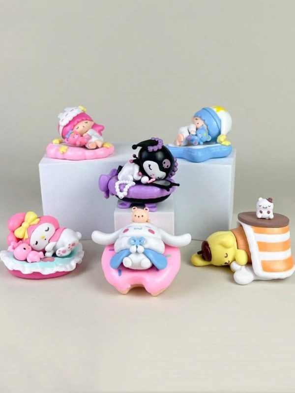 Paquete 5 Piezas Sanrio (Hello Kitty, Kuromi, My Melody, Pompurin y más) PVC ZEB-284 Discount